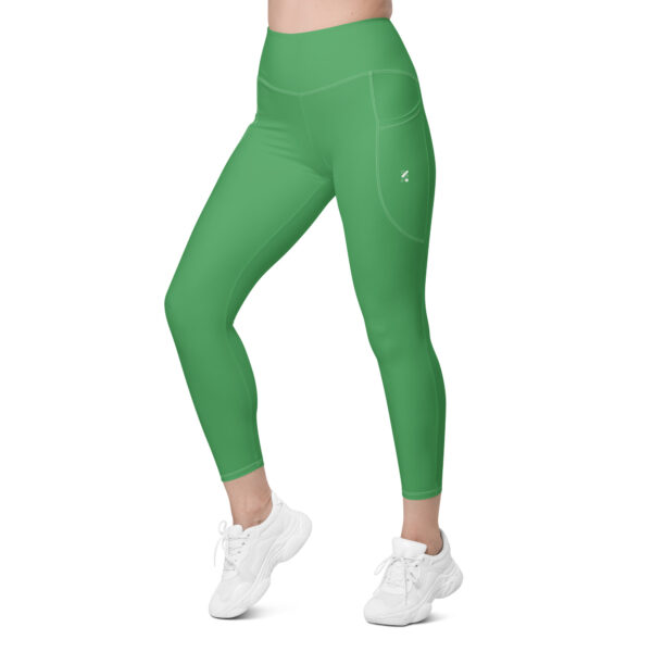 Green Leggings with Pockets