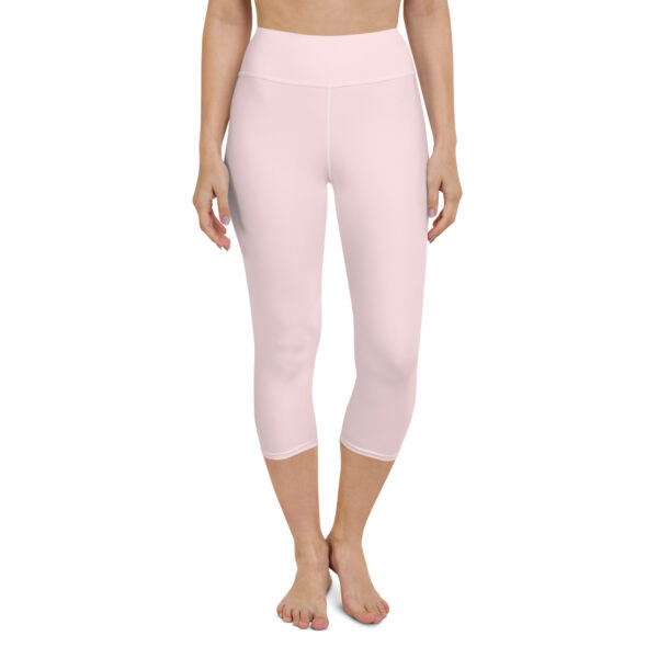 Pale Pink Yoga Capri Leggings