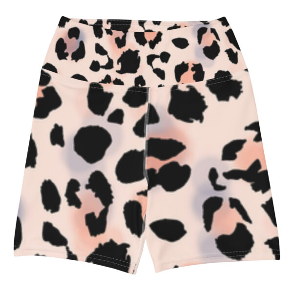 Pink Leopard Yoga Shorts